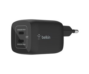 Mobil - Adaptere og ladere - Belkin BOOST CHARGE PRO power adapter - PPS technology - 24 pin USB-C - 65 Watt - WCH013VFBK