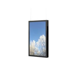 Veggmontering, AV-braketter & AV-møbler - HI-ND Ceiling Casing 75" - mounting kit - portrait - for flat panel - black 75" - CC7515-6101-02