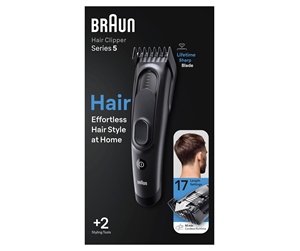 Hårtrimmer - Braun Hårklipper HC5330 Matte Black - 4210201448716