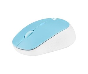 Mus - Natec Harrier 2 - mouse - Bluetooth 5.1 - white blue - Mus - Optisk - 4 - Blå - NMY-1963