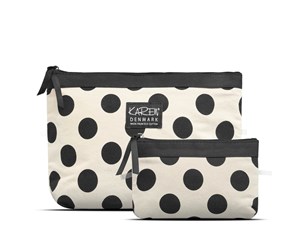 Annen personlig pleie - Karen Sustainable 2-part toilet bag set in organic cotton - 10781