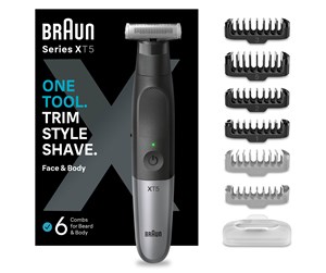 Hårtrimmer - Braun Kroppstrimmer Styler XT5200 Black / Spc Grey - 7500435215121