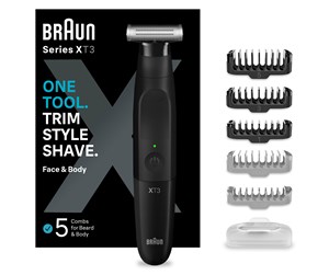 Hårtrimmer - Braun Kroppstrimmer Styler XT3200 Black - 7500435206334