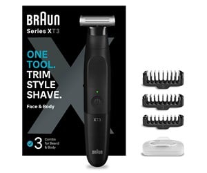 Hårtrimmer - Braun Kroppstrimmer Styler XT3100 Black - 7500435206327