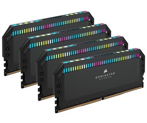 RAM - Corsair Dominator Platinum RGB DDR5-6200 - 64GB - CL32 - Quad Channel (4 pcs) - Intel XMP - Svart med RGB - CMT64GX5M4B6200C32