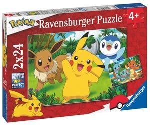 Puslespill - Ravensburger Pokémon 2x24p - 05668