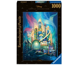 Puslespill - Ravensburger Disney Ariel Castle 1000p Gulv - 4005556173372