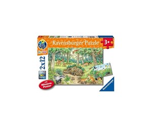 Puslespill - Ravensburger Wieso? Weshalb? Warum? Junior 2x12pcs - 05673