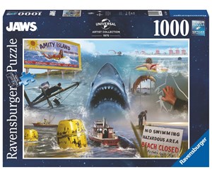 Puslespill - Ravensburger Universal Vault Collection, Jaws - 17450