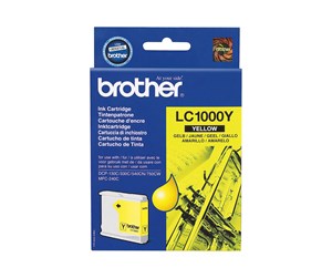 Printertilbehør blekk/toner - Brother LC 1000Y - Blekkpatron Yellow - LC1000YBP