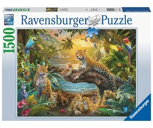 Puslespill - Ravensburger Leopards in the Jungle - 17435