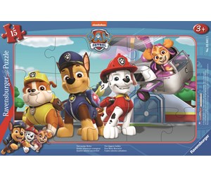 Puslespill - Ravensburger Paw Patrol Four Brave Rescuers 15p - 05681