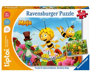 Puslespill - Ravensburger tiptoi: Puzzle für kleine Entdecker: Biene Maya 2x24pcs (DE) - 00141