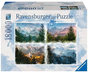 Puslespill - Ravensburger Castle Through the Seasons - 16137