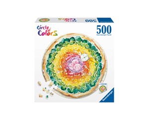 Puslespill - Ravensburger Circle of Colours - Pizza - 10217347