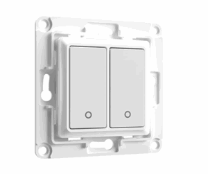 Smarthus - Shelly Wall Switch 2 - White - WS2 white