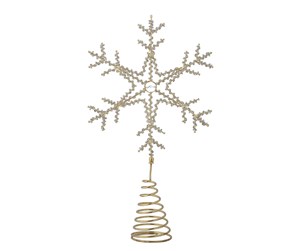 Dekorasjon - Bloomingville Cannes Tree Star Top - Silver - 82057213