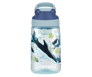 Kjøkkentilbehør - Contigo Gizmo sip Macaroon sharks 420ml - 2136792