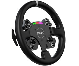 Spill - Tilbehør - Moza Racing CS V2 Steering Wheel - Leather (33 cm) - Wheel - PC - RS026