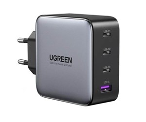 Mobil - Adaptere og ladere - UGREEN Nexode GaN 100W Quad USB Charger - Black - 40747