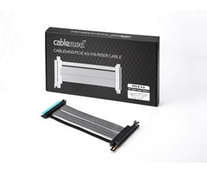 Kabinett-tilbehør - CableMod PCIe 4.0 Riser Kabel - 22cm - CM-CAB-PC4R-22K-R?