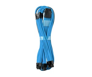 Strømkabel (intern) - CableMod C-Series Pro ModMesh 12VHPWR - 3x PCI-e - 60cm - Blue - CM-PCSR-16P3-N60KLB-5PC-R