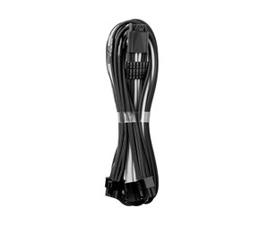 Strømkabel (intern) - CableMod C-Series Pro ModMesh 12VHPWR - 3x PCI-e - 60cm - Black and White - CM-PCSR-16P3-N60KKW-5PK-R