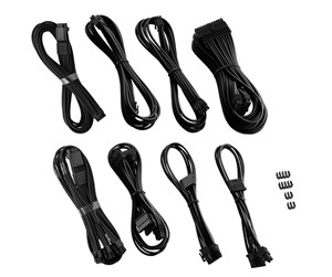 Strømkabel (intern) - CableMod RT-Series Pro ModMesh 12VHPWR Dual Cable - Black - CM-PRTS-16X2KIT-NKK-R