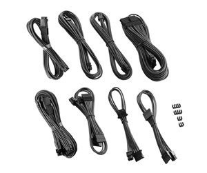 Strømkabel (intern) - CableMod RT-Series Pro ModMesh 12VHPWR Dual Cable - Dark gray and Red - CM-PRTS-16X2KIT-NKC-R