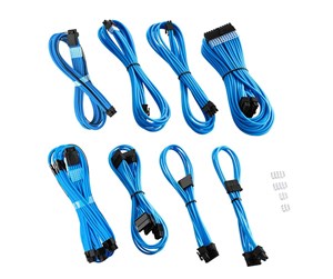 Strømkabel (intern) - CableMod RT-Series Pro ModMesh 12VHPWR Dual Cable - Blue - CM-PRTS-16X2KIT-NKLB-R