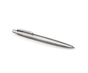 Skrive- & Tegneverktøy - Parker Jotter Gel Pen | Stainless Steel with Chrome Trim | Medium Point Black Ink (0.7 mm) - 2020671