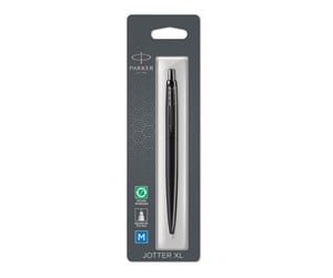 Skrive- & Tegneverktøy - Parker Jotter XL Ballpoint Pen | Monochrome Matte Black | Medium Point | Blue Ink | Blister Pack - 2122757