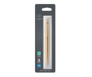 Skrive- & Tegneverktøy - Parker Jotter XL Ballpoint Pen | Monochrome Matte Gold | Medium Point | Blue Ink - 2122758