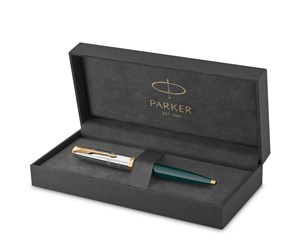 Skrive- & Tegneverktøy - Parker 51 Premium Ballpoint Pen | Premium Collection | Forest Green | Medium Point Black Ink | Gift box - 2169076