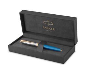 Skrive- & Tegneverktøy - Parker 51 Premium Ballpoint Pen | Premium Collection | Turquoise | Medium Point Black Ink | Gift box - 2169080