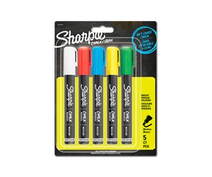 Skrive- & Tegneverktøy - Sharpie krittmarkører | Wet Erase Chalk Pens | Assorterte farger | 5 Stk - 2157733