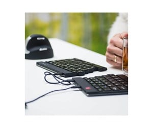 Tastatur - R-Go Tools R-Go Split - keyboard - QWERTY - Italian - black - Tastatur - Italiensk - Svart - RGOSP-ITWIBL