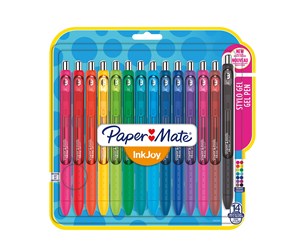 Skrive- & Tegneverktøy - Paper Mate InkJoy Gel Pens | Medium Point (0.7mm) | Assorted Colours | 14 Count - 1985481