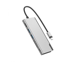 Dokkingstasjon - ALOGIC Ultra USB-C Dock UNI V2 - HDMI USB Memory Card Reader and 100W PD - ULDUNIV2-SGR