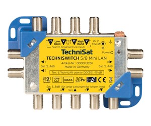 Kabelordner/Kabelstrømpe - TechniSat TechniSwitch 5/8 Mini LAN - 0000/3261