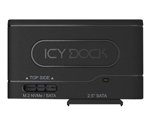 Kontroller - Icy dock EZ-Adapter MB104U-1SMB - storage controller - M.2 Card (PCIe NVMe & SATA) / SATA SSD - USB 3.2 (Gen 2) - MB104U-1SMB