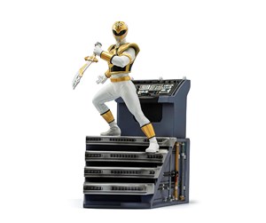 Reklameartikler - Iron Studios - Mighty Morphin Power Rangers: White Ranger - Figur - 0609963128204