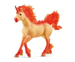 Schleich - Schleich Elementa Brann Enhjørning hingst - 70756