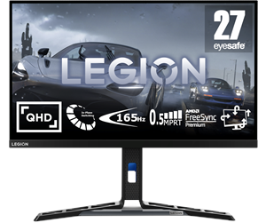 Skjerm - 27" Lenovo Legion Y27q-30 - 2560x1440 - 180Hz - IPS - 66F7GAC3EU