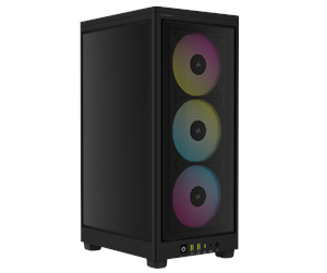 Kabinett - Corsair iCUE 2000D RGB AIRFLOW - Black - Kabinett - Minitower - Svart - CC-9011246-WW