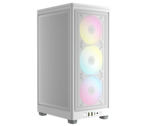 Kabinett - Corsair iCUE 2000D RGB AIRFLOW - White - Kabinett - Minitower - Hvit - CC-9011247-WW