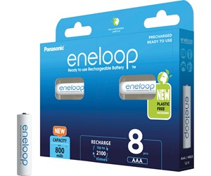 Batteri - Panasonic eneloop BK-4MCDE/8BE battery - 8 x AAA - NiMH - BK-4MCDE/8BE