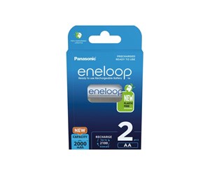 Batteri - Panasonic eneloop BK-3MCDE/2BE battery - 2 x AA type - NiMH - BK-3MCDE/2BE