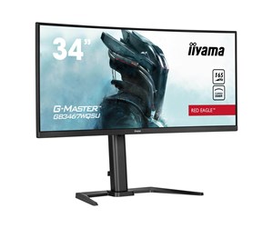 Skjerm - 34" iiyama G-MASTER Red Eagle GB3467WQSU-B5 - LED monitor - curved - 34" - HDR - GB3467WQSU-B5