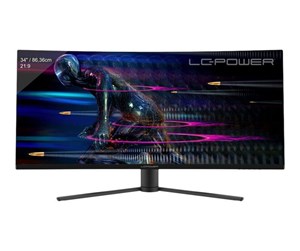 Skjerm - 34" LC Power LC-M34-UWQHD-165-C - LED monitor - curved - 34" - HDR - LC-M34-UWQHD-165-C